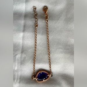 Pretty rose gold and amethyst bracelet